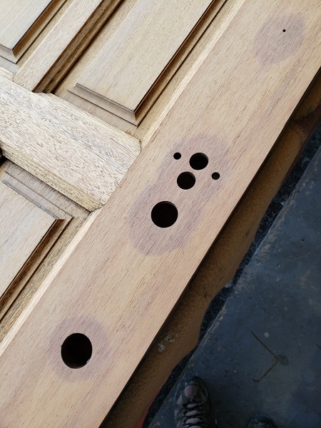 仮ドア＆玄関ドアの作業手順