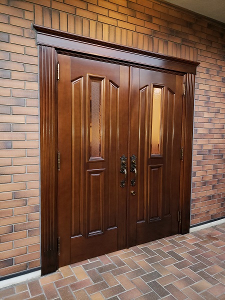 玄関ドア再塗装