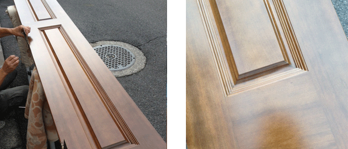 仮ドア＆玄関ドアの作業手順