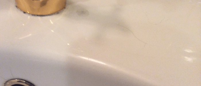 洗面台の再塗装