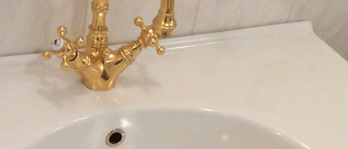 洗面台の再塗装