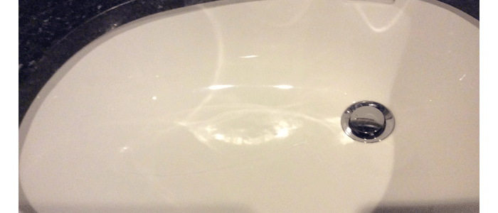 洗面台の再塗装