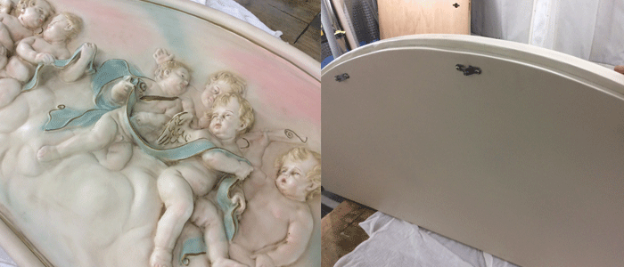 陶器のレリーフ